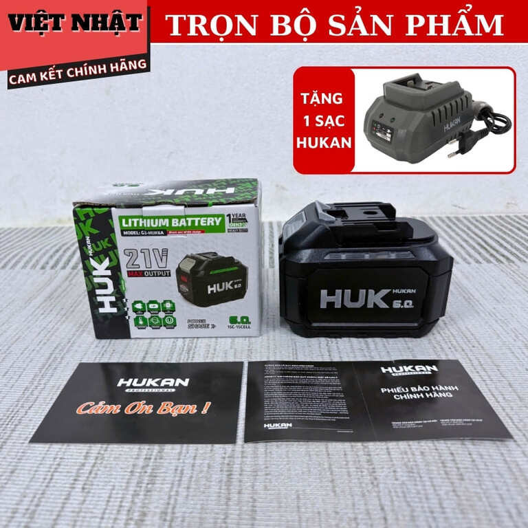 PI 21V HUK G3-HUK6A 15C-15CELL 6.0Ah, bảo vệ mạch, bảo vệ quá nhiệt, bảo vệ quá tải, sạc nhanh, hoạt động bền bỉ, bảng mạch 3 2