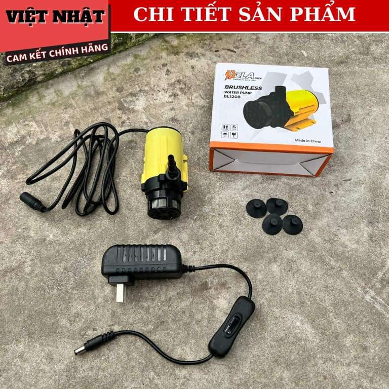Bơm Mini 12V CLAimex BL1208 - Thiết kế nhỏ gọn, bền bỉ, động cơ không chổi than, công suất 24W, lưu lượng 8 lít/phút, khả năng đẩy tối đa 10 mét - Điện máy Việt Nhật 3 9