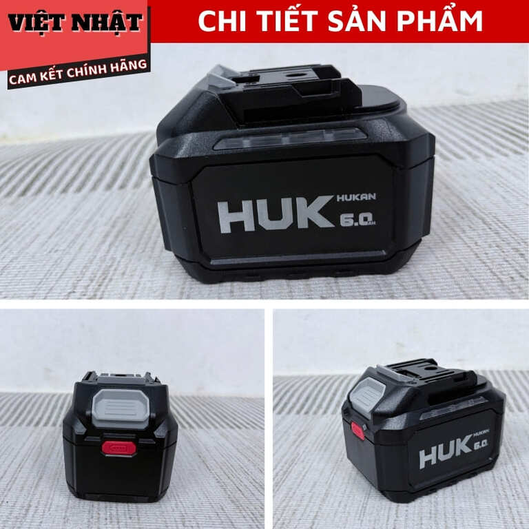 PI 21V HUK G3-HUK6A 15C-15CELL 6.0Ah, bảo vệ mạch, bảo vệ quá nhiệt, bảo vệ quá tải, sạc nhanh, hoạt động bền bỉ, bảng mạch 5 2