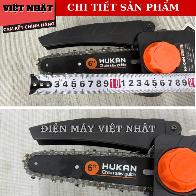 Máy cưa xích 6INCH Hukan G1-CX1006, bơm nhớt tự động bảo hành 6 tháng, tốc độ tải 4000v/p-Điện Máy Việt Nhật 6 11