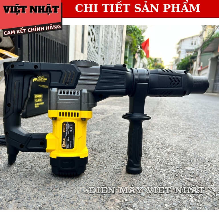 Máy đục bê tông CLAimex CL935, công suất 1300w, tốc độ tải 3600v/p, lực đập 40J, bảo hành 6 tháng 6 7
