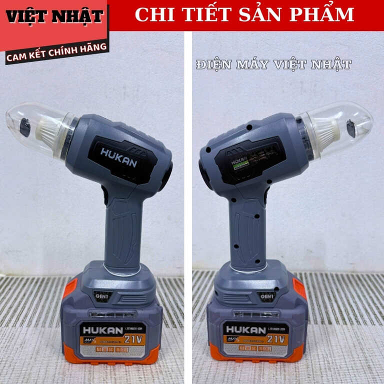 Máy thổi bụi 2 trong 1 Hukan G1-VC09, bảo hành 8 tháng, 5 phụ kiện đi kèm, lự hút 7KPA 7 20