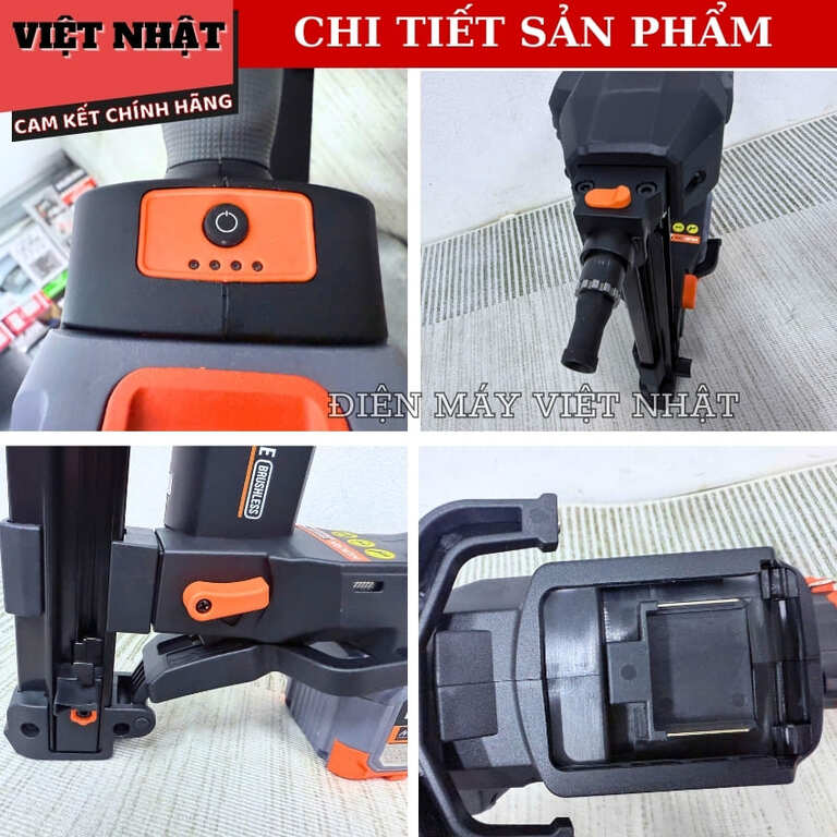 Thân súng bắn đinh Hukan G3-B38PROMAX bảo hành 12 tháng, sức chứa 33 đinh, năng lượng 100J, tần suất 2 đinh/s 7 21
