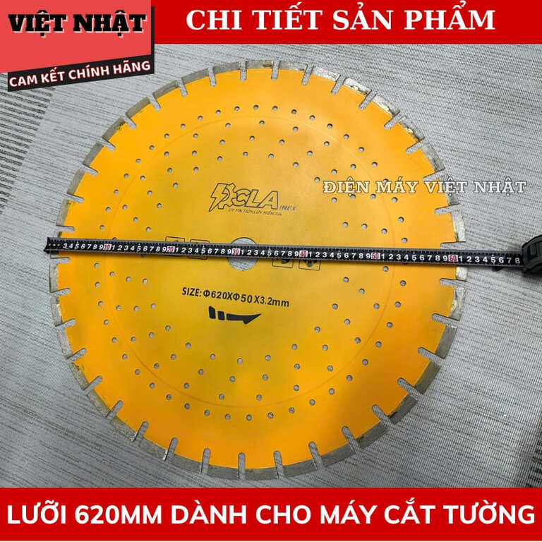 Lưỡi cắt tường CLA 620mm, bền gấp 2 lần lưỡi thường, kích thước 620x50x3.2mm, chất liệu bền, phù hợp nhiều ứng dụng 7 3