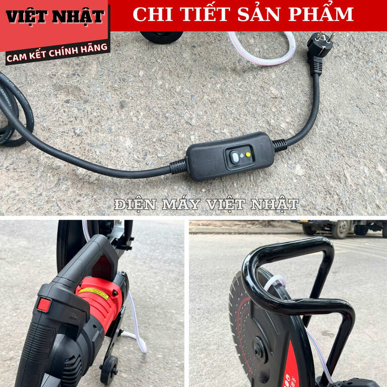 Máy cắt tường Bohai BDC525, công suất 3800w, đường kính lưỡi 520mm, cắt sâu 21cm, bảo hành 6 tháng 7 5