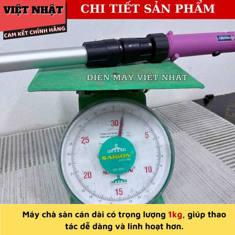 Máy chà sàn đa năng Yamasu MCS100, công suất 350w, tốc độ 1000v/p, 8 mặt chà đa năng có gấp gọn 8 12