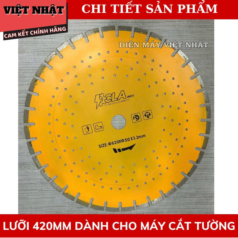 Lưỡi cắt tường CLA 620mm, bền gấp 2 lần lưỡi thường, kích thước 620x50x3.2mm, chất liệu bền, phù hợp nhiều ứng dụng 8 3