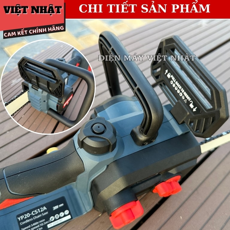 Máy Cưa Xích Chạy Pin YUP YP20 CS12A cua xich CS12A 6