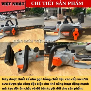 Cưa xích 12 inch Kutan 130A sử dụng pin 21V cua xich Kutan 130a 5