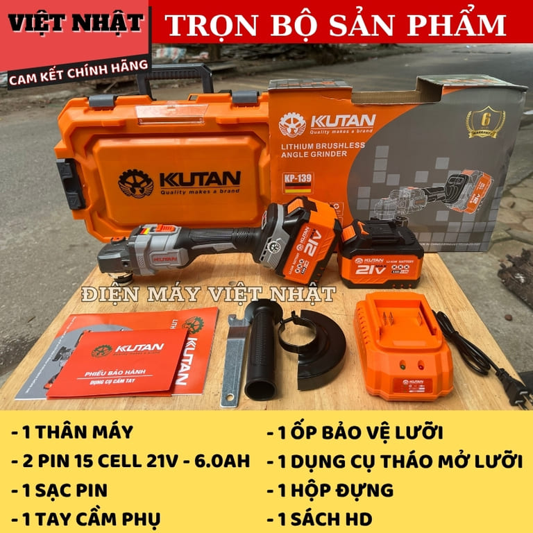 Máy mài dùng pin KUTAN KP-139 Máy mài dùng pin KUTAN KP-139 - Ảnh 2
