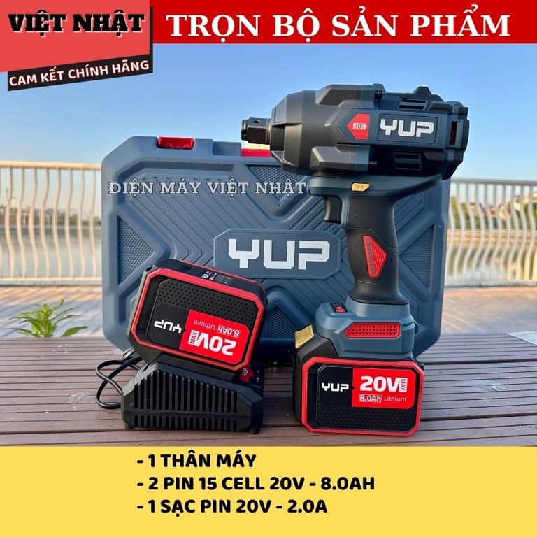 Máy siết bulong pin YUPAI W1500M Máy siết bulong pin YUPAI W1500M - Ảnh 11