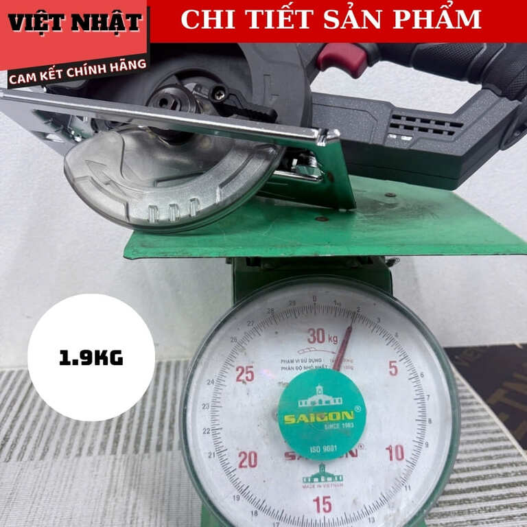 Máy cưa gỗ Workfix CS150PRO động cơ không chổi than, đường kính lưỡi 150mm, tốc độ tải 6800v/p 10 1