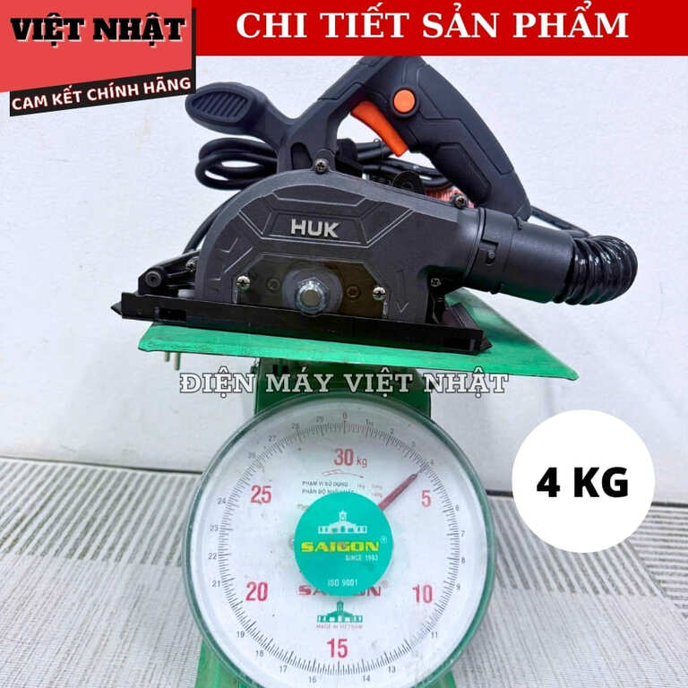 Máy cắt gạch Hukan G3-CGG125 bảo hành 12 tháng, công suất 1600w, tốc độ tải 13.500v/p , đường kính lưỡi 125mm 10 3