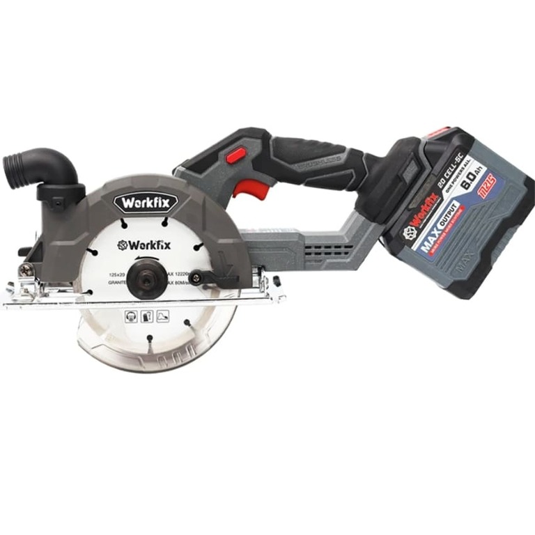 Máy cưa gỗ Workfix CS150PRO động cơ không chổi than, đường kính lưỡi 150mm, tốc độ tải 6800v/p 2 1