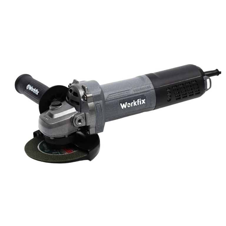 Máy mài điện Workfix WF-AG1300BL, công suất 1300w, tốc độ tải 11000v/p, đường kính lưỡi 100mm, bảo hành 12 tháng 2 7