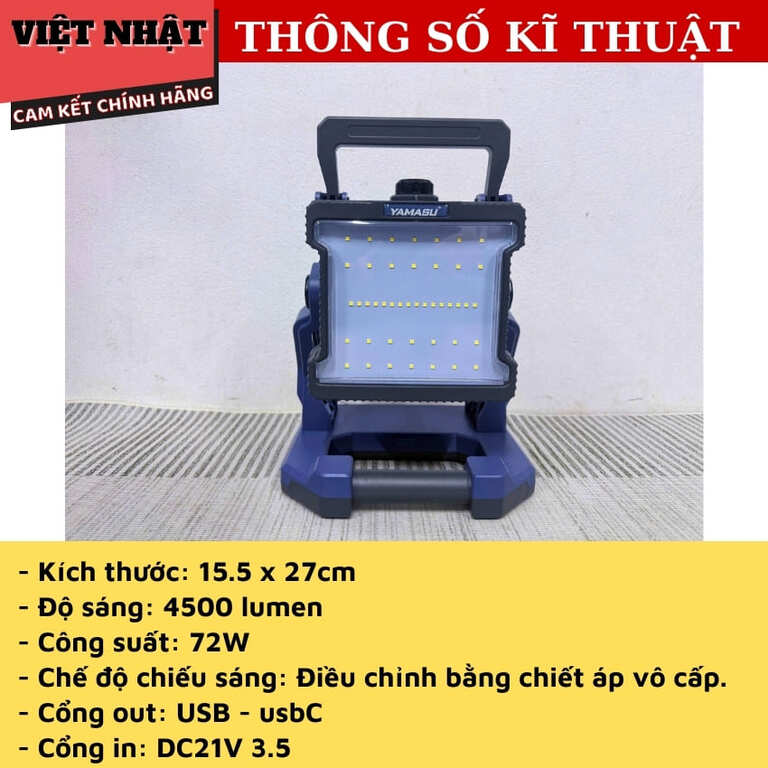 Thân đèn led Yamasu YMS-MD35, công suất 72w, bảo hành 6 tháng, sử dụng công nghệ chip led Nhật Bản 4 15