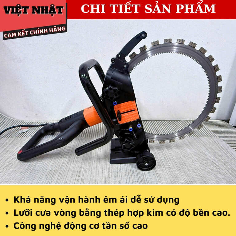 Máy cưa vòng Hukan G3-RS410 động cơ không chổi than, công suất 5000w, tốc độ không tải 2520v/p, cắt sâu 31cm 6 13