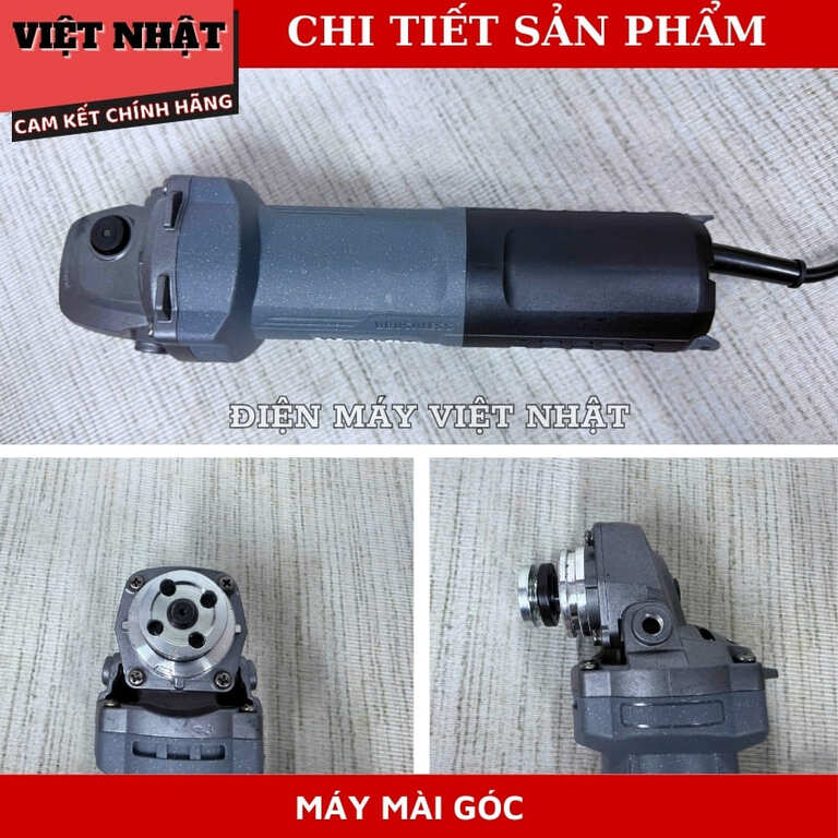 Máy mài điện Workfix WF-AG1300BL, công suất 1300w, tốc độ tải 11000v/p, đường kính lưỡi 100mm, bảo hành 12 tháng 6 7