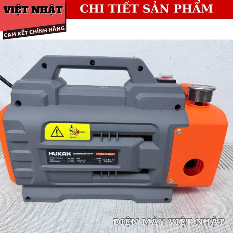 Máy rửa xe điện Hukan G2-R9LUX bảo hành 12 tháng, cống suất 3000w, lưu lượng 12 lít/ phút, áp lực 160 bar 7 12