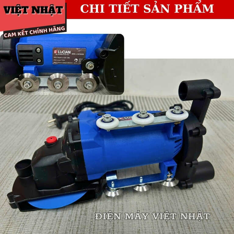 Máy ron mạch gạch Lucian MCRG2026 sử dụng lõi đồng, công suất 1200w, tốc độ tải 11.000v/p 7 18