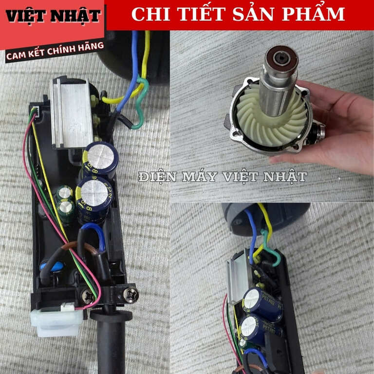 Máy mài điện Workfix WF-AG1300BL, công suất 1300w, tốc độ tải 11000v/p, đường kính lưỡi 100mm, bảo hành 12 tháng 7 7