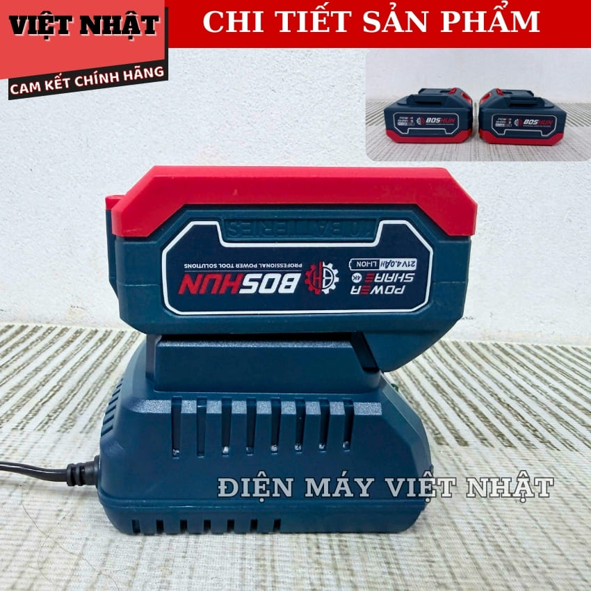 Máy rung hít gạch Boshun BS-RG63, 6 mức rung, động cơ không chổi than, lực hút 90kg, tần số rung 11000v/p 7 9