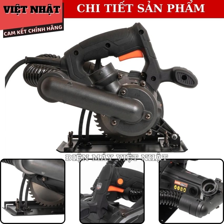 Máy cắt gạch Hukan G3-CGG125 bảo hành 12 tháng, công suất 1600w, tốc độ tải 13.500v/p , đường kính lưỡi 125mm 8 4