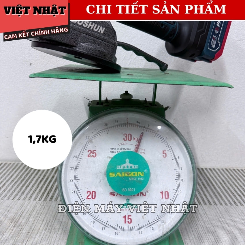 Máy rung hít gạch Boshun BS-RG63, 6 mức rung, động cơ không chổi than, lực hút 90kg, tần số rung 11000v/p 8 9