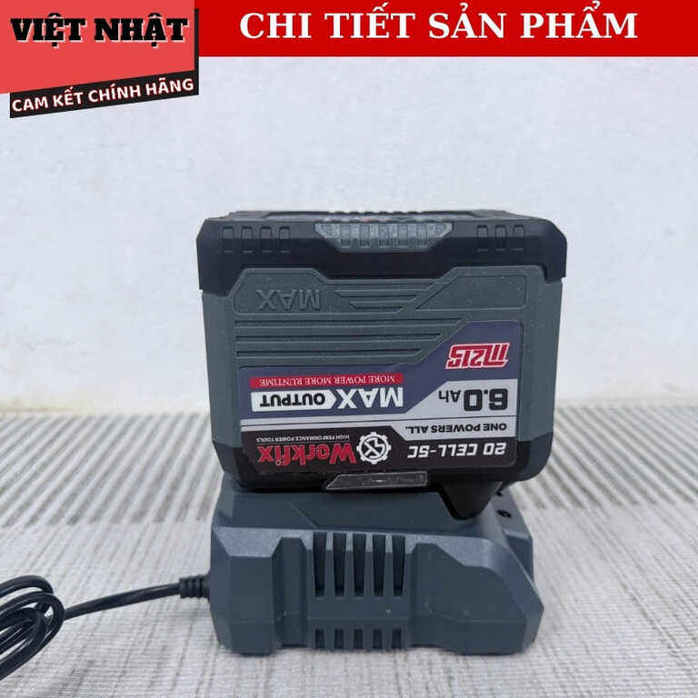 Máy cưa gỗ Workfix CS150PRO động cơ không chổi than, đường kính lưỡi 150mm, tốc độ tải 6800v/p 9 1