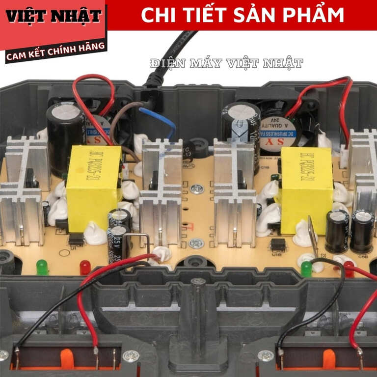 Bộ sạc đôi Hukan G3-HUK40X2 bảo hành 12 tháng, sạc nhanh 4.0A, có quạt tản nhiệt-Điện Máy Việt Nhật 9 5