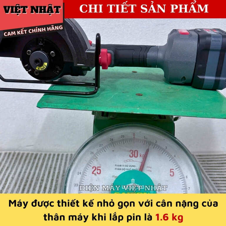 Máy cắt mini Workfix WF-AG100MN, tốc độ 13000v/p, đường kính 100mm, động cơ không chổi than, bảo hành 12 tháng 9 6