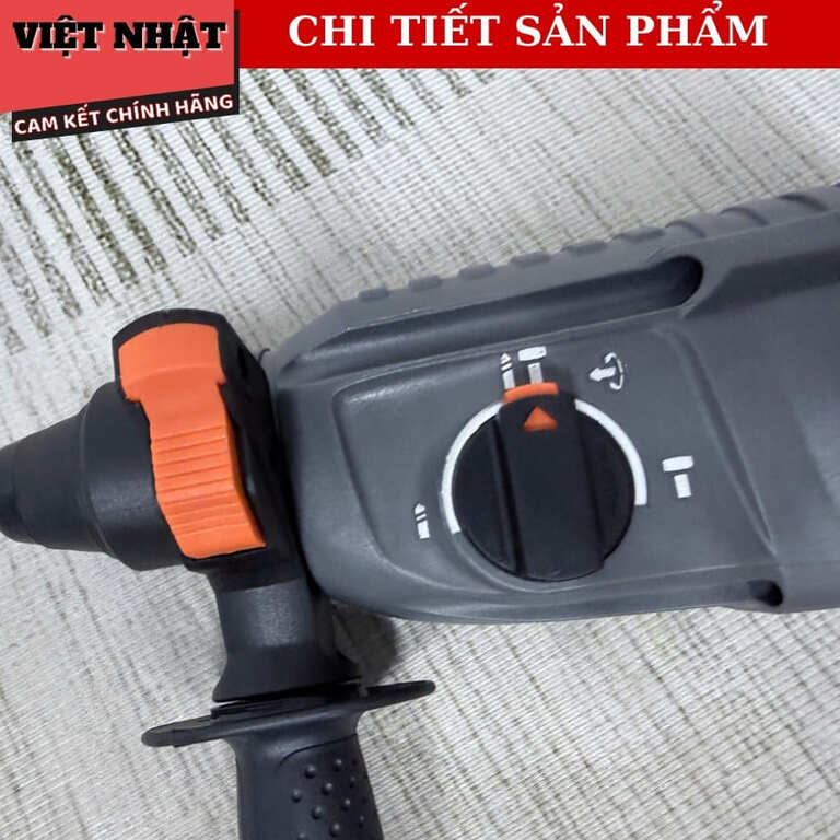 Máy khoan bê tông Akuza 2-2604D 3 chức năng, công suất 800w, lực đập 3J, đường kính mũi 26mm, bảo hành 12 tháng 2 2604D 7