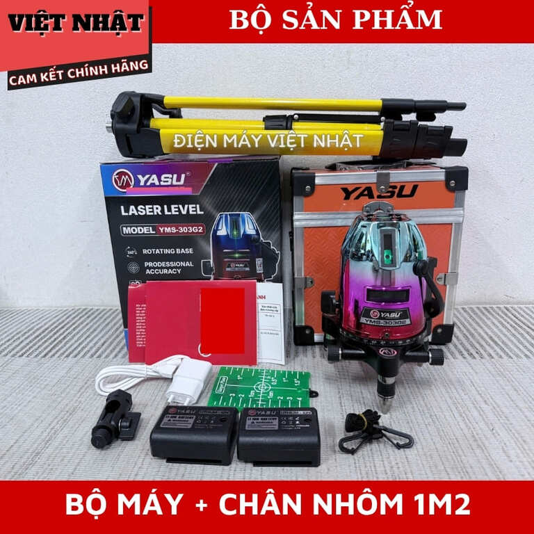 Máy cân bằng laser 5 tia xanh YAMASU 303G2 tia sáng và mảnh- Máy bắn cốt cân mực 5 tia siêu sáng dùng ngoài trời chính hãng giá rẻ Máy cân bằng laser 5 tia xanh YAMASU 303G2 tia sáng và mảnh- Máy bắn cốt cân mực 5 tia siêu sáng dùng ngoài trời chính hãng giá rẻ - Ảnh 13