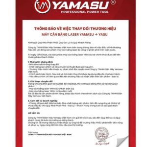 Máy cân bằng laser 5 tia xanh YAMASU 303G2 tia sáng và mảnh- Máy bắn cốt cân mực 5 tia siêu sáng dùng ngoài trời chính hãng giá rẻ 303G2 4