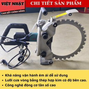 Máy cưa vòng Boda BLT2-410 động cơ không chổi than, tốc độ tải 2100 vòng/ phút, cắt sâu 300mm, công suất 5300w BLT2 410 6