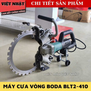 Máy cưa vòng Boda BLT2-410 động cơ không chổi than, tốc độ tải 2100 vòng/ phút, cắt sâu 300mm, công suất 5300w BLT2 410 7