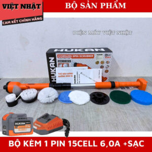 Máy chà sàn đa năng Hukan G1-CRP120 chống nước IPX7, tốc độ tải 1000v/p, kích thước 120cm, điện áp 21V CRP120 11