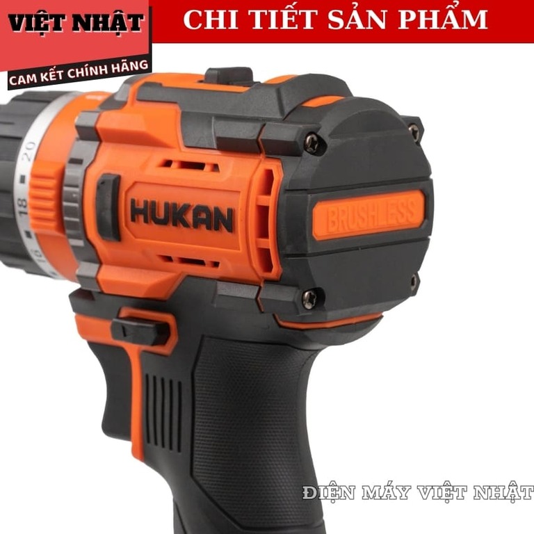 Máy khoan Hukan G1-M88PRO động cơ không chổi than, lực siết 90N.M, tốc độ 1800v/p, đầu kẹp 13mm G1 M88PRO 7
