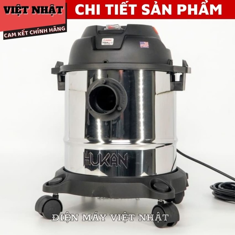 Máy hút – thổi bụi dùng điện Hukan 12 lít G2-HB12L, Dung tích: 12L, Lực hút: 16Kpa, Công suất: 1200W, Chất liệu bình chứa: Nhựa PP, Dây điện dài 8m G2 HB12L 7