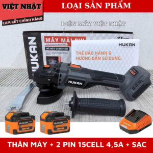 Máy mài góc Hukan G2-MCP100F bảo hành 6 tháng, tốc độ tải 9500v/p, đường kính 100mm, động cơ không chổi than G2 MC0100F 11