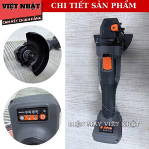 Máy mài góc Hukan G2-MCP100F bảo hành 6 tháng, tốc độ tải 9500v/p, đường kính 100mm, động cơ không chổi than G2 MC0100F 6