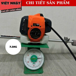 Máy cắt cỏ cầm tay chạy xăng Hukan G2-MCC543,Công suất tối đa, 1700W Dung tích xi lanh, 52cc Tốc độ không tải, 9500 vòng/phút Dung tích bình xăng, 1.2L Chiều dài trục, 1650mm, Đường kính lưỡi cắt 255mm G2 MCC543 8