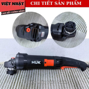 Máy mài tay dài Hukan G3-A125TD, công suất 1200v/p, tốc độ tải 10.000v/p, đường kính 125mm, 6 cấp chỉnh tốc G3 A125TD 5