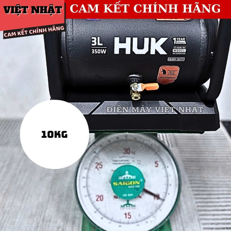 Máy nén khí Hukan G3-ACDC-N3 dung tích 3l, áp suất 116PSI, công suất 350w, động cơ không chổi than G3 ACDC N3 11