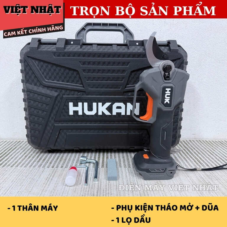 Kéo cắt cành Hukan G3-PL50 bảo hành 12 tháng, cắt tối đa 50mm, tốc độ không tải 18.000v/p, điện áp 21V G3 PL50 3