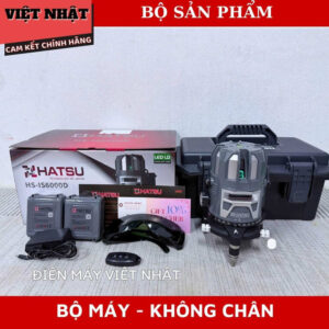 Máy cân bằng laser Hatsu HS-IS6000D có khoá trục 2 bên, sử dụng bóng SHARP Nhật Bản, bảo hành 24 tháng IS6000D 12