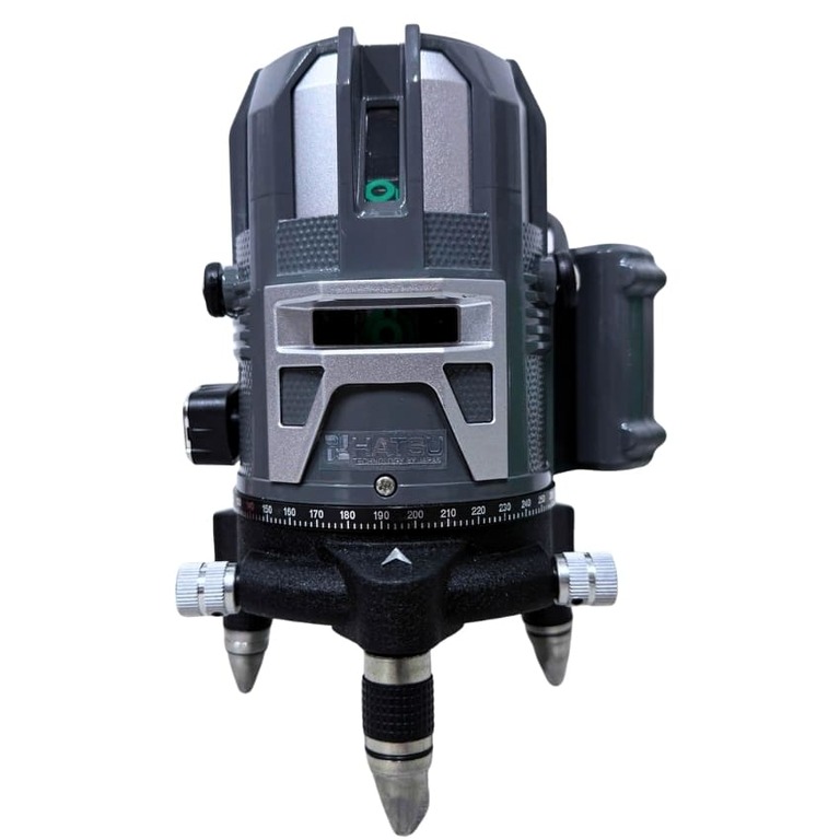 Máy cân bằng laser Hatsu HS-IS6000D có khoá trục 2 bên, sử dụng bóng SHARP Nhật Bản, bảo hành 24 tháng IS6000D 2