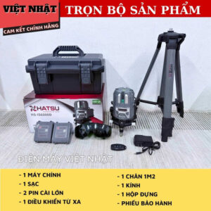 Máy cân bằng laser Hatsu HS-IS6000D có khoá trục 2 bên, sử dụng bóng SHARP Nhật Bản, bảo hành 24 tháng IS6000D 3