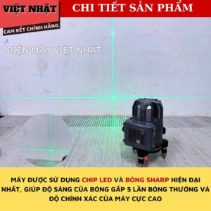 Máy cân bằng laser Hatsu HS-IS6000D có khoá trục 2 bên, sử dụng bóng SHARP Nhật Bản, bảo hành 24 tháng IS6000D 6