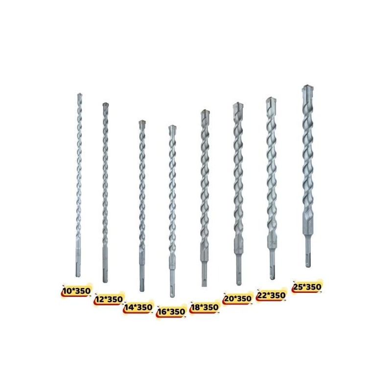 Mũi khoan tường 4 cạnh Kingblue KBL4*350 đủ kích thước 10*350-12*350-14*350-16*350-18*350-20*350-22*350-25*350 KBL4 350 2